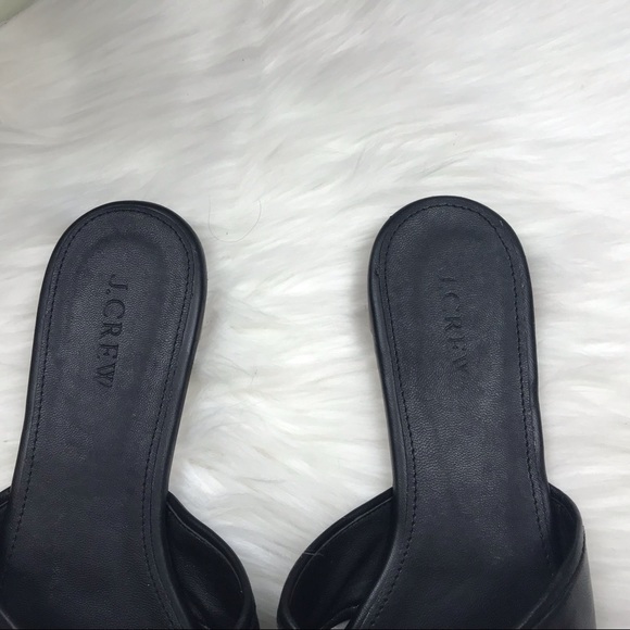 J. Crew Black Cora Criss Cross Sandals Sz 8.5 NWOB - Picture 3 of 8